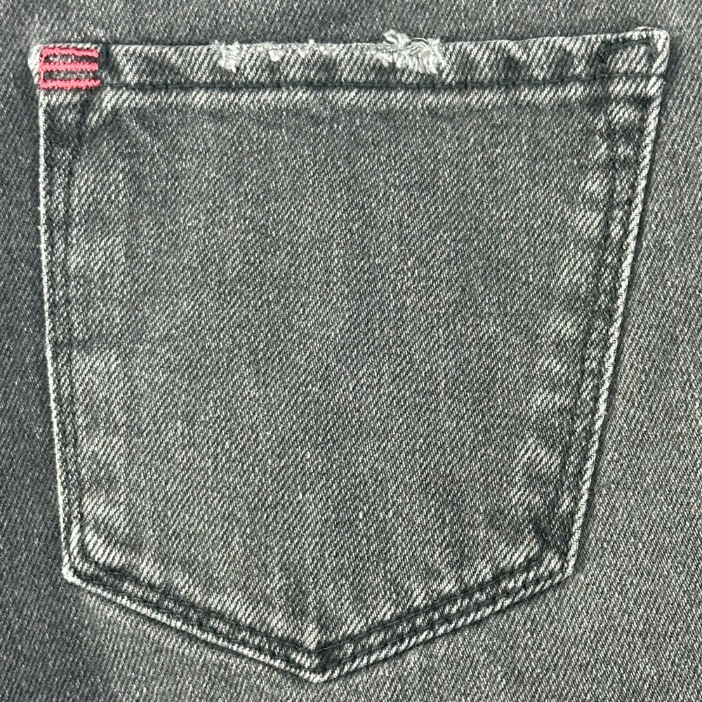 BDG Urban Outfitters Denim Jean Mini Skirt Black Wash Raw Hem - Picture 3 of 13